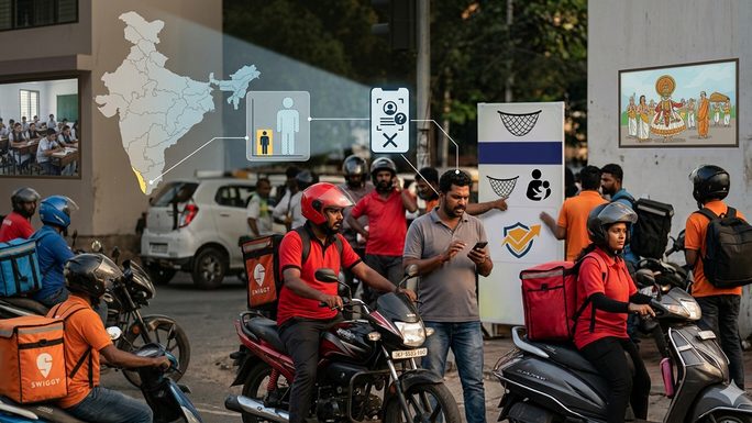 കേരളത്തിലെ ഗിഗ് തൊഴിലാളികൾ ആനുകൂല്യങ്ങളുടെ ‘പോർട്ടലിന്’ പുറത്ത്, തുണയാകുമോ സംസ്ഥാനത്തിന്റെ സ്വന്തം ‘ഗിഗോൺ’ ?